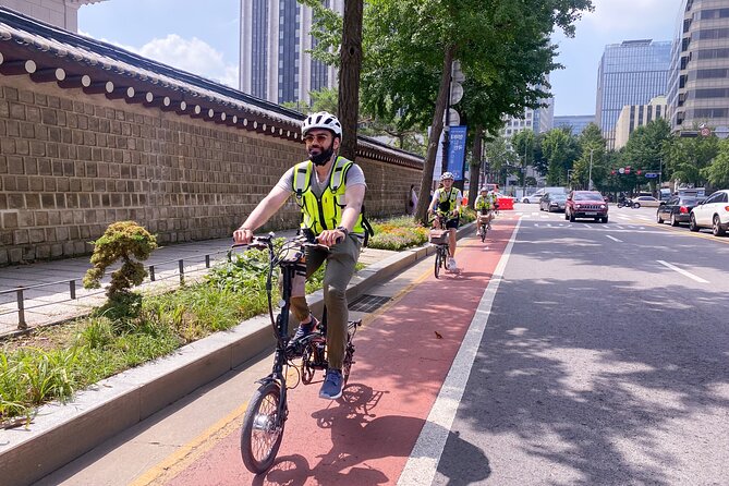 Afternoon E-bike tour and "Happy Hour" food and drinks - Starting at We Ride Korea: helmets, fit, and quick safety setup