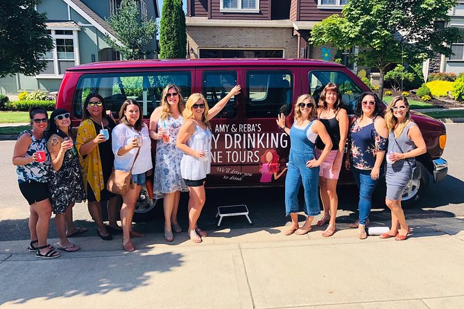 Amy & Reba's Day Drinking Wine Tours, Where we'll Drive you to Drink - Stop 2 in Newberg: variety without adding extra driving stress