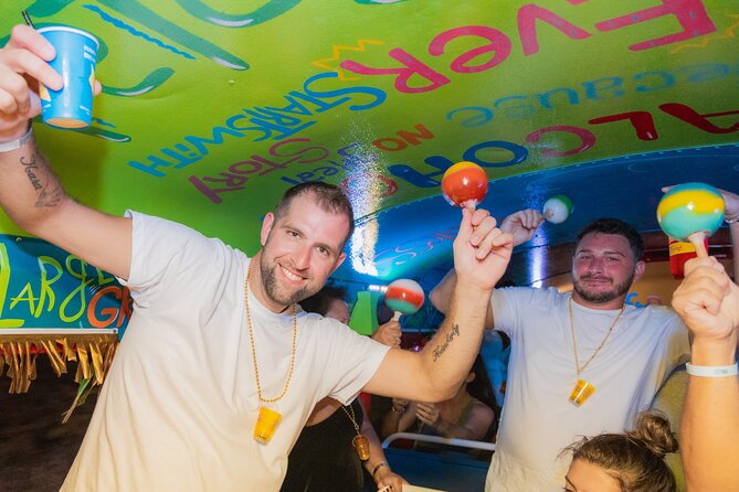 Aruba Happy Hour Party Bus Pub Crawl - The Kukoo sippy cup and shot glass: why these extras matter