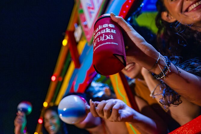 Aruba Happy Hour Party Bus Pub Crawl - Stop One at Kukoo Kunuku: the launchpad for dancing