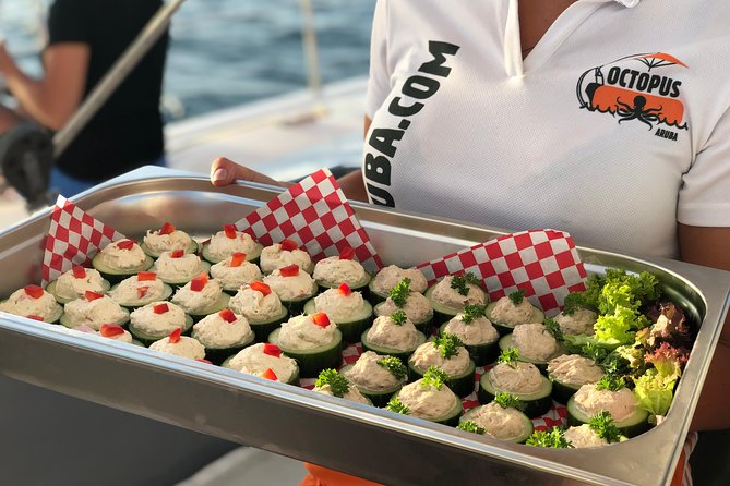 Aruba Happy Hour Sunset Sail with Savory Bites and Cocktails - Open cocktail bar: what unlimited drinks actually means
