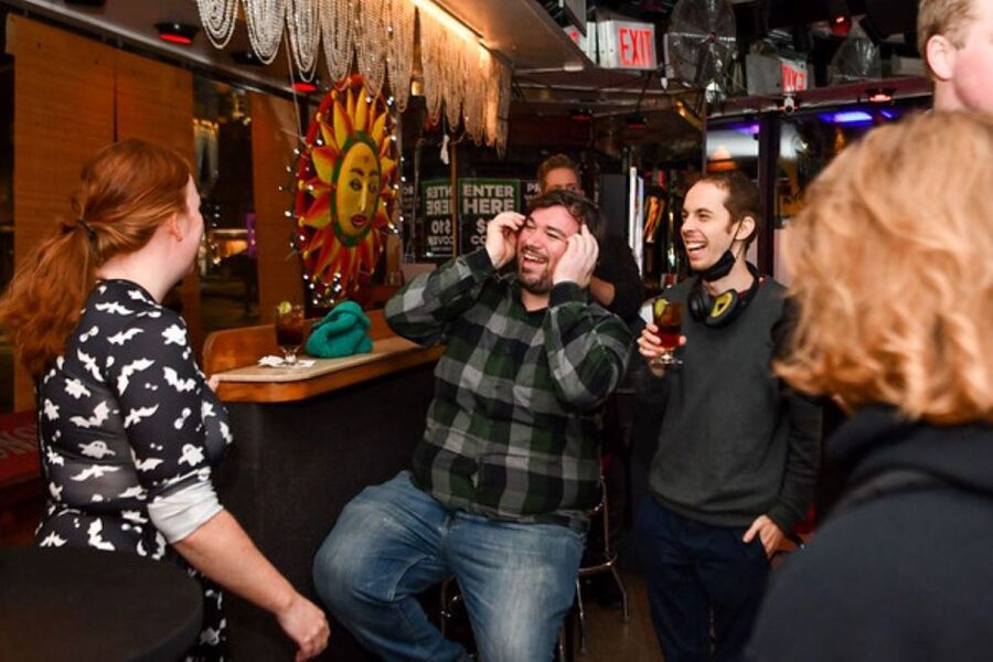 Asheville: Terrors, Boos and Booze Haunted Pub Crawl - Finding Your Guide Outside Wedge Brewery Downtown