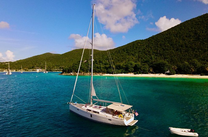 Christmas Cove and Pizza Pi Happy Hour Sail Tour - Happy Hour Drinks Plus a Real Sail-Back at Sunset