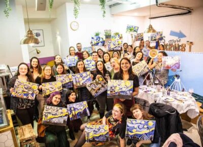 Dublin: Drinking and Painting Party with Art Instructor - Instructor-Led Painting, With or Without a Lesson Plan