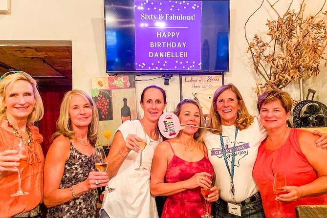 Grapevine's Wine & Chocolate Happy Hour - Off the Vine Saberage: sparkling wine, a sword, and quick pairings