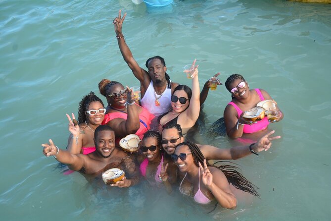 Hip Hop Party Boat Booze Cruise with Open Bar (Adults Only) - Stop 2: Bavaro Beach Snorkel (45 Minutes) With Guide Support