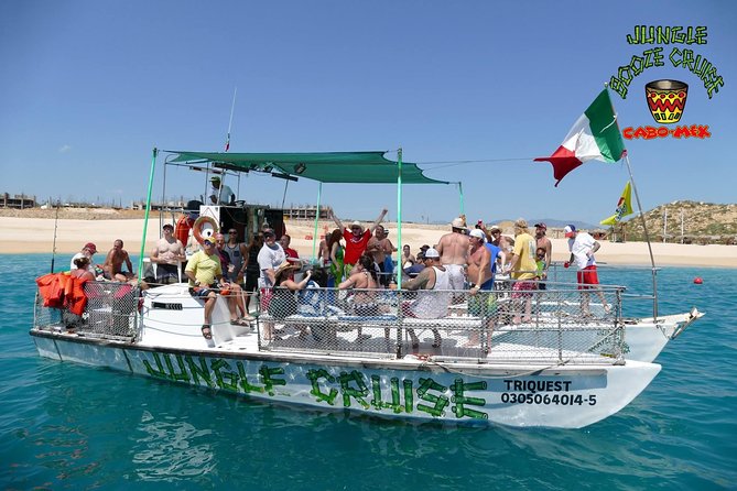 Los Cabos Sunset Booze Cruise - Unlimited beer, soft drinks, snacks, and music: a fun but practical setup