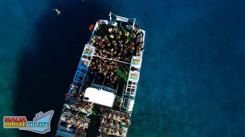 Malia: Booze Cruise Boat Party with Live Dj - A Party Boat Day That Actually Feels Like Vacation