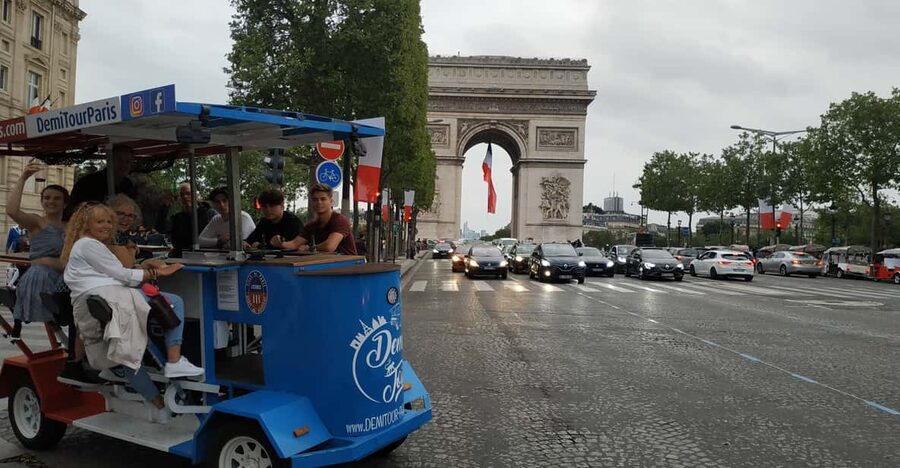 Paris: Beer Bike Bar With Drinks Included - Key takeaways before you book