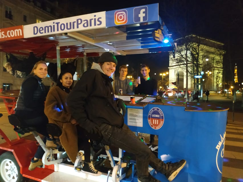 Paris: Beer Bike Bar With Drinks Included - Meeting at 63 Av. de la Grande Armée: how to start smoothly