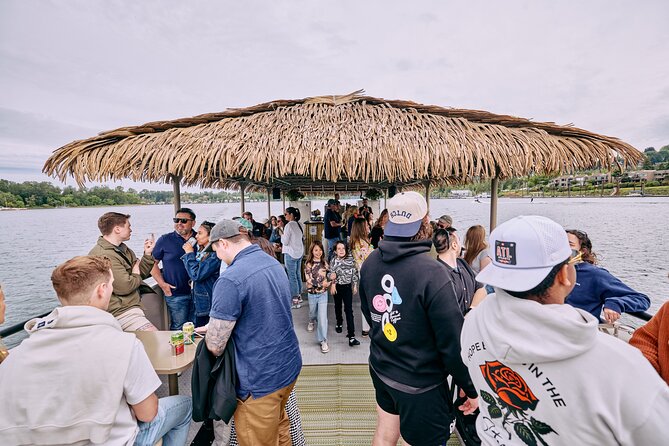 Portland Happy Hour Cruise, 1.5-Hour Tiki Boat Party - Comfort details: shade, space, and the surprisingly important bathroom