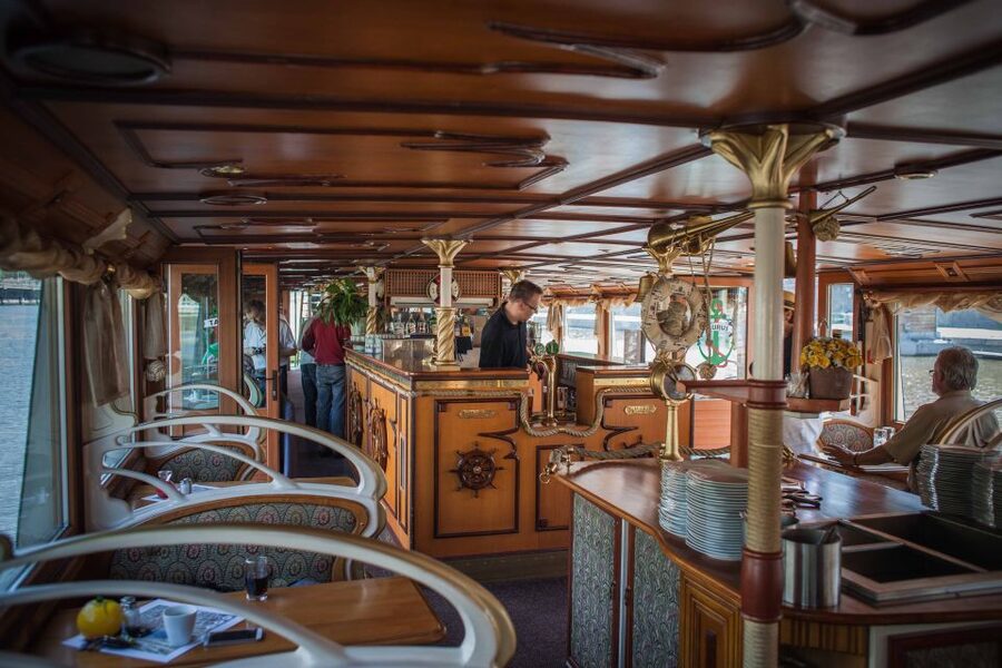 Prague: Afternoon Beer Cruise with Drinks Included - The onboard experience: seats, deck views, and lounge music
