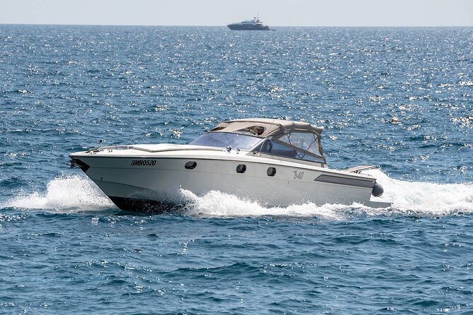 Private boat tour to Capri from Amalfi Coast. Drinks included - Punta Carena lighthouse views and the rugged coast feeling