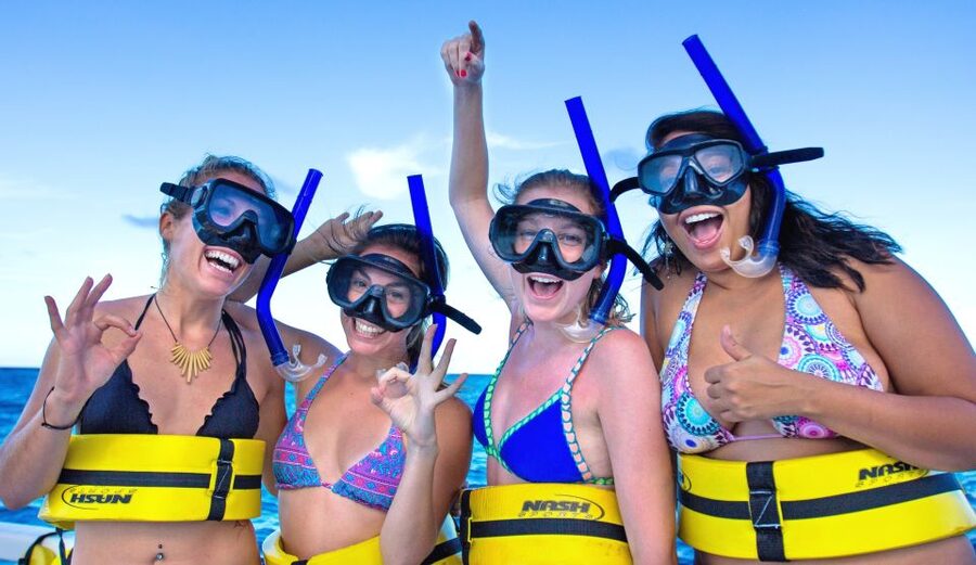 Punta Cana Happy Hour Sailing Cruise - The natural pool party: where the cruise shifts from reef to happy hour