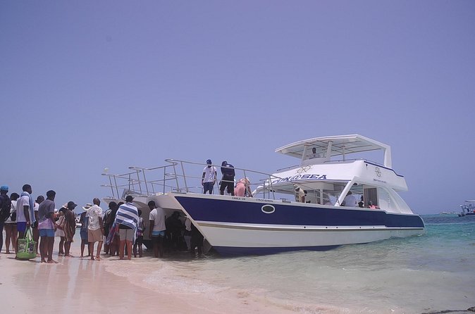 Punta Cana Shared Party Boat Booze Cruise and Snorkeling - Stop One: Bavaro Reef Snorkeling with a Guide