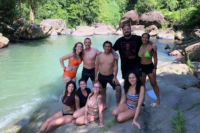 Rainforest Waterfall Slides/Adult Drinks included/ Beach - Lagoon time: second waterfall slide, rope swing, and swimming
