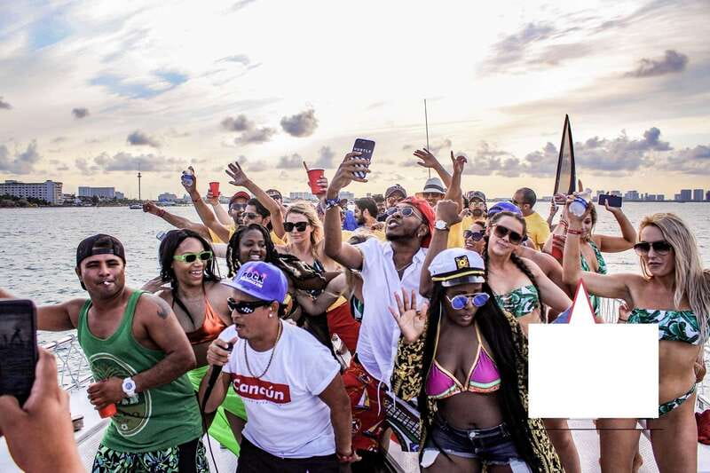 Rockstar Boat Party Cancun - Booze Cruise Cancun (18+) - Where you meet the boat: Caribbean Carnival Pier (near Playa Tortugas)