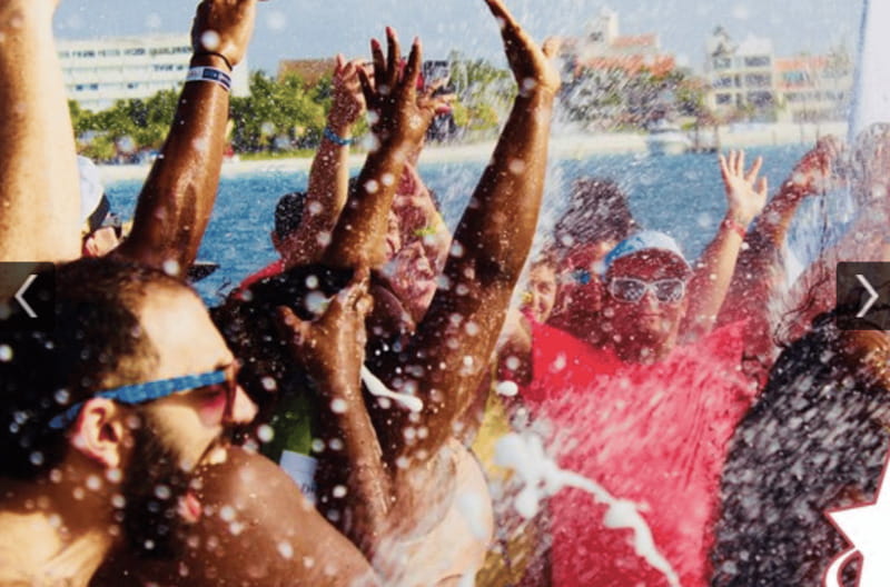 Rockstar Boat Party Cancun - Booze Cruise Cancun (18+) - Price and logistics: $105 plus $10 cash tax, and no transportation included