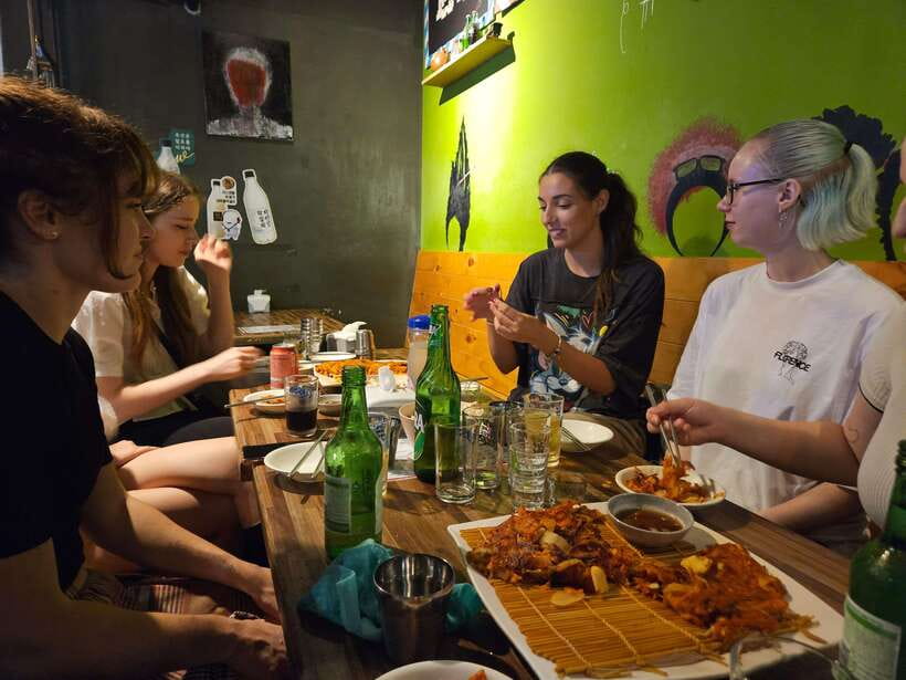 Seoul: Korean Drinking Games Night (non-drinkers welcome) - Where the night starts: Starbucks by Hongik University Station