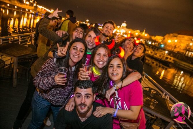 Sunset Booze Cruise with 2 hours of Unlimited Drinks on the Boat - Rooftop vs indoor dance floor: the boat setup by season